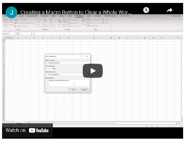 Creating a Macro Button